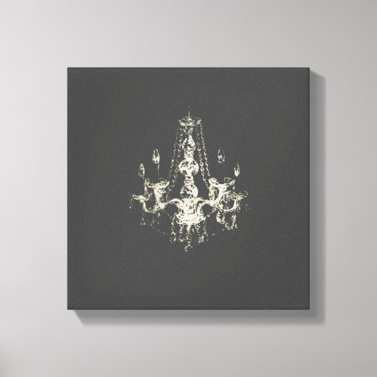 Luhandelier Elegance - Wrapped Canvas Afdruk (Voorkant)