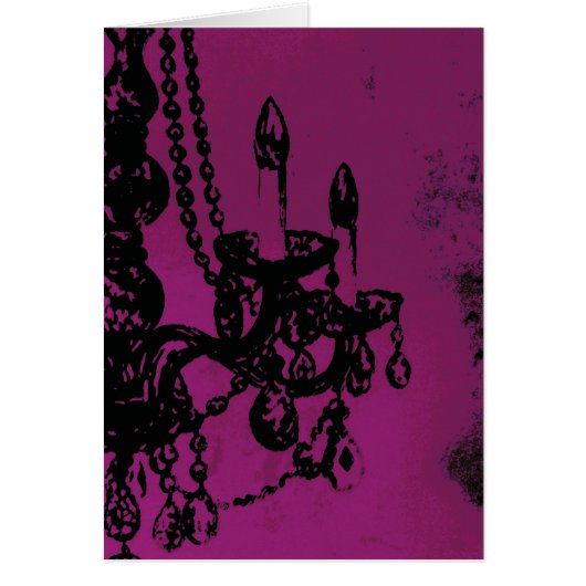 Luhandelier Glamor ~ Kaart / Uitnodigingen (Voorkant)