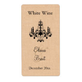 Luhandelier op het label voor weddenschappen op sc (Voorkant)