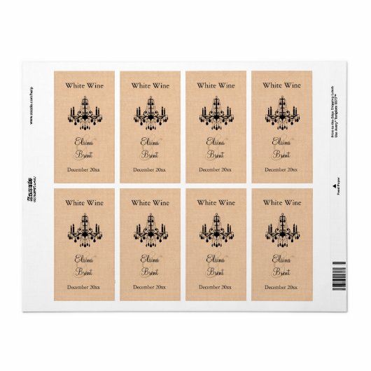 Luhandelier op het label voor weddenschappen op sc (Full Sheet)