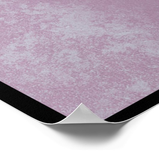 Luhandelier - Paarse Grunge Poster (Hoek)