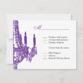 Luhandelier RSVP-kaarten RSVP Kaartje (Achterkant)