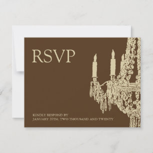 Luhandelier RSVP-kaarten RSVP Kaartje