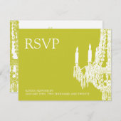 Luhandelier RSVP-kaarten RSVP Kaartje (Voorkant / Achterkant)