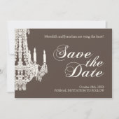 Luhandelier Save the Date Invitation (Voorkant)