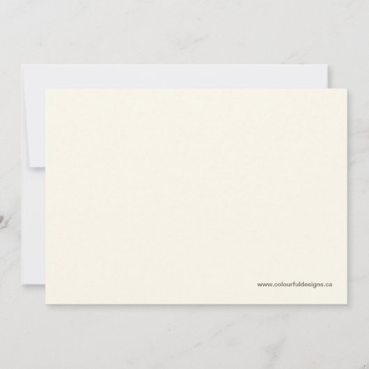 Luhandelier Save the Date Invitation (Achterkant)