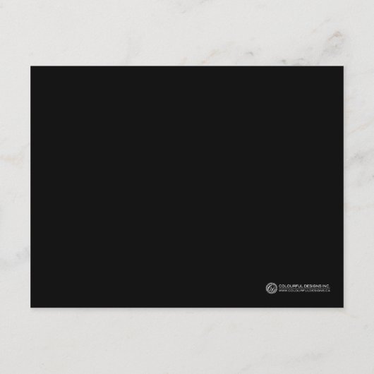 Luhandelier Save the Date Invitation Informatiekaartje (Achterkant)