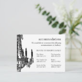 Luhandelier Save the Date Invitation Informatiekaartje (Staand voorkant)