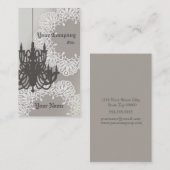 Luhandelier Visitekaartje_Brown Visitekaartje (Voorkant / Achterkant)