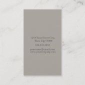 Luhandelier Visitekaartje_Brown Visitekaartje (Achterkant)