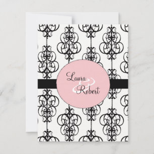 Luhandelier Wedding Invitations - 4,25 x 5,5 inch Kaart
