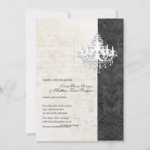 Luhandelier Wedding Invitations Kaart (Voorkant)