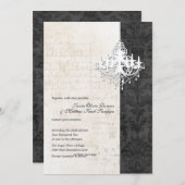 Luhandelier Wedding Invitations Kaart (Voorkant / Achterkant)