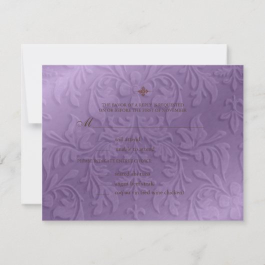 Luhandelier ~ Wedding Reply ~ RSVP-kaarten RSVP Kaartje (Voorkant)