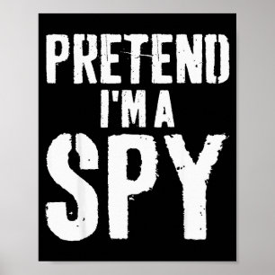 Lui Easy Halloween Kostuum Doe alsof ik een spion Poster