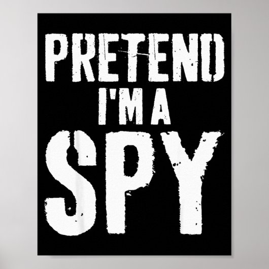Lui Easy Halloween Kostuum Doe alsof ik een spion Poster (Voorkant)