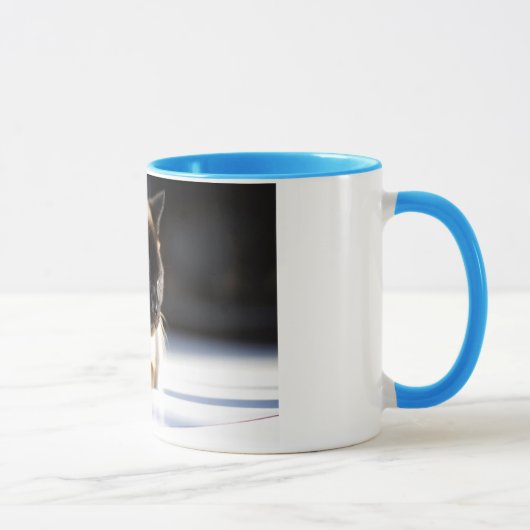 Lui in het raam mok (Rechts)