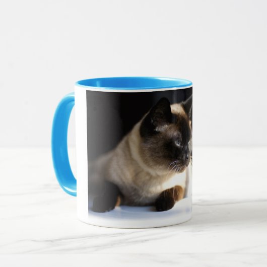 Lui in het raam mok (Voorkant links)