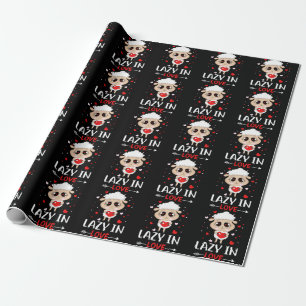 Lui in Love Schaap voor Singles met Valentijnsdag Cadeaupapier