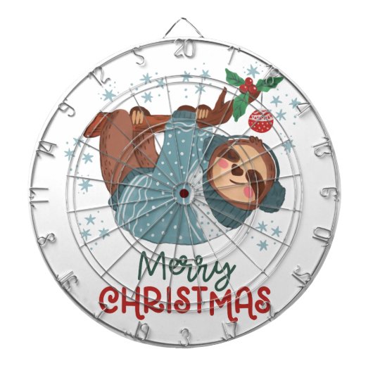 Lui Kerstmis Dartbord (Voorkant)