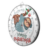Lui Kerstmis Dartbord (Voorkant Rechts)