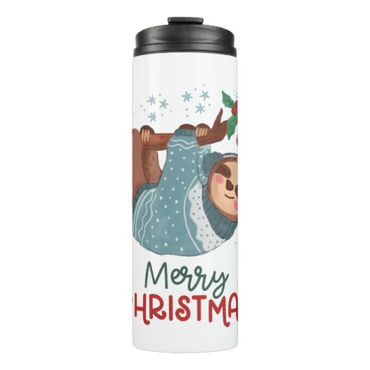 Lui Kerstmis Thermosbeker (Voorkant)