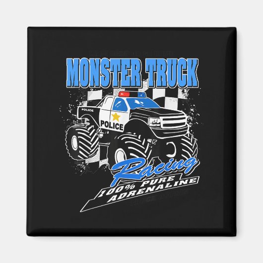 Lui Monster Truck Magneet (Voorkant)