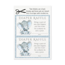 Lui Olifant Luiers Loterij Tickets