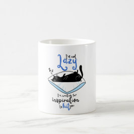 Lui zwart kat & inspiratie quote keramische koffie koffiemok