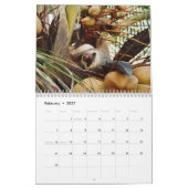 Luiaard 2027 kalender (Feb 2027)