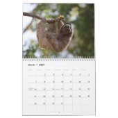 Luiaard 2027 kalender (Mar 2027)