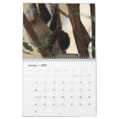Luiaard 2027 kalender (Jan 2027)
