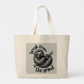 Luiaard 2 BFTG Grote Tote Bag (Achterkant)