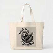 Luiaard 2 BFTG Grote Tote Bag (Voorkant)