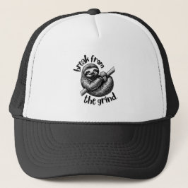 Luiaard 2 Hoed Trucker Pet