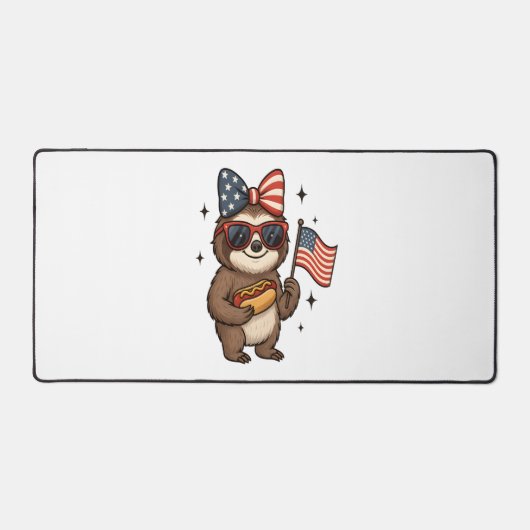 Luiaard 4 juli bureaumat (Voorkant)