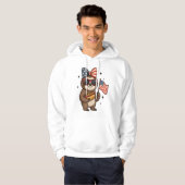 Luiaard 4 juli hoodie (Voorkant volledig)