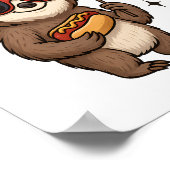 Luiaard 4 juli poster (Hoek)