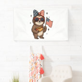 Luiaard 4 juli spandoek (Insitu)