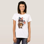 Luiaard 4 juli t-shirt (Voorkant volledig)