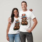 Luiaard 4 juli t-shirt (Unisex)