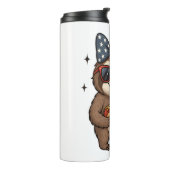 Luiaard 4 juli thermosbeker (Gedraaid links)