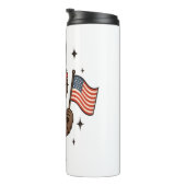 Luiaard 4 juli thermosbeker (Geroteerd rechts)