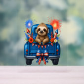 Luiaard 4 juli Verenigde Staten Acryl Bord (Neutraal)