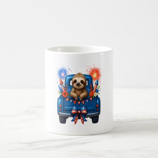 Luiaard 4 juli Verenigde Staten Koffiemok (Center)