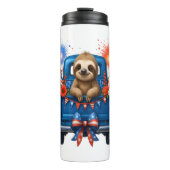 Luiaard 4 juli Verenigde Staten Thermosbeker (Voorkant)