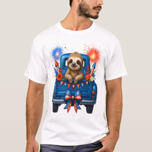 Luiaard 4 juli VS T-shirt