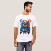 Luiaard 4 juli VS T-shirt (Voorkant volledig)