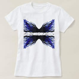Luiaard Abstracte 7 Doodzonden Alcoholinkt Kunst T-shirt