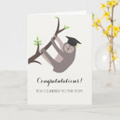 Luiaard Afstuderen Kaart Geel Goud (Gele Bloem)